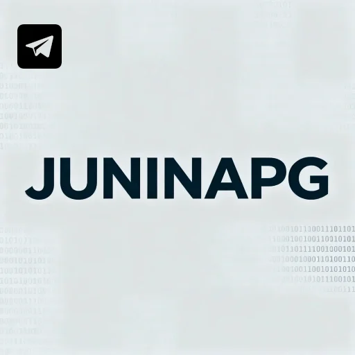 Canal oficial da juninapg no Telegram